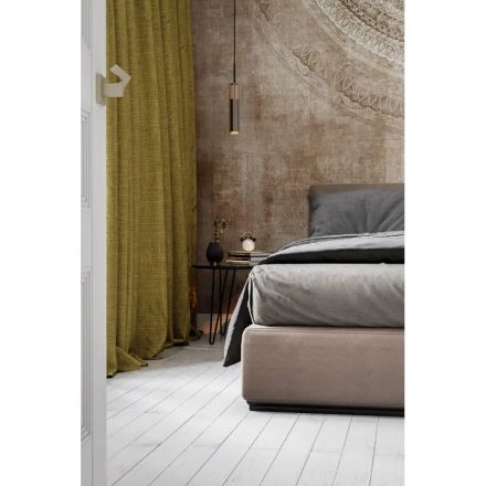 Стол журнальный _KF РИД Glass 430 D550 сахара нуар/черный матовый