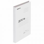 Папка без скоросшивателя "Дело", картон, плотность 220 г/м2, до 200 листов, STAFF, 128988