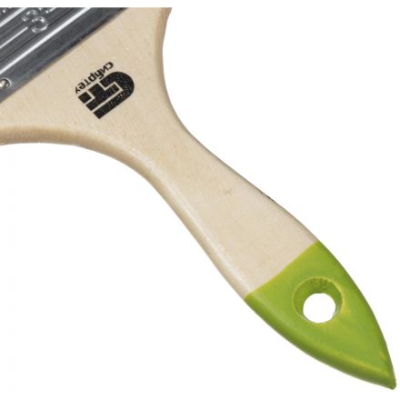 Кисть плоская 75 мм, натуральная щетина, деревянная ручка// Сибртех(82265)