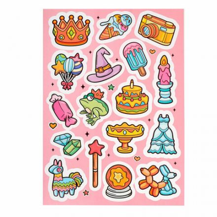 Набор ЮНОГО ХУДОЖНИКА "ПРИНЦЕССА" для рисования и творчества в кейсе ЮНЛАНДИЯ, 75 предметов, 665673