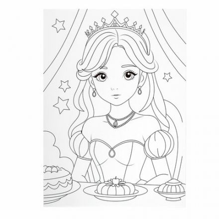 Набор ЮНОГО ХУДОЖНИКА "ПРИНЦЕССА" для рисования и творчества в кейсе ЮНЛАНДИЯ, 75 предметов, 665673