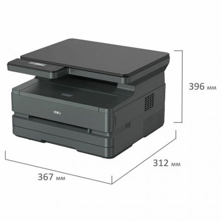 МФУ лазерное DELI M3100DN "3 в 1", A4, 31 стр./мин., 30000 стр./мес, ДУПЛЕКС, сетевая карта