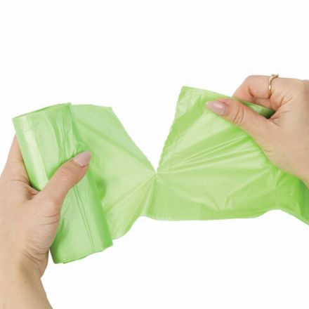 Мешки для мусора биоразлагаемые 60 л зеленые в рулоне 20 шт. прочные, ПНД 15 мкм, 60х70 см, LAIMA, 601401 Мешки для мусора биоразлагаемые 60 л зеленые в рулоне 20 шт. прочные, ПНД 15 мкм, 60х70 см, LAIMA, 601401