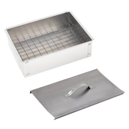 Коптильня одноярусная металлическая, размер 350х260х100 мм, в гофрокоробе, 701729