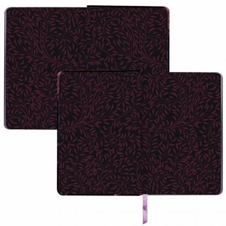 Ежедневник недатированный B6 (127х186 мм), BRAUBERG VISTA, под кожу, твердый, срез фольга, 136 л., "Flowers", 112109 Ежедневник недатированный B6 (127х186 мм), BRAUBERG VISTA, под кожу, твердый, срез фольга, 136 л., "Flowers", 112109