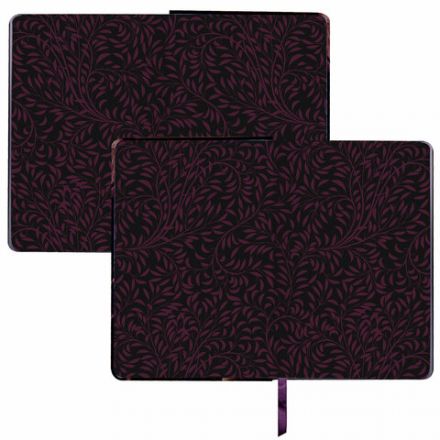 Ежедневник недатированный B6 (127х186 мм), BRAUBERG VISTA, под кожу, твердый, срез фольга, 136 л., "Flowers", 112109 Ежедневник недатированный B6 (127х186 мм), BRAUBERG VISTA, под кожу, твердый, срез фольга, 136 л., "Flowers", 112109