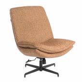 Кресло лаунж Cosmo велюр/букле, VT shape amber