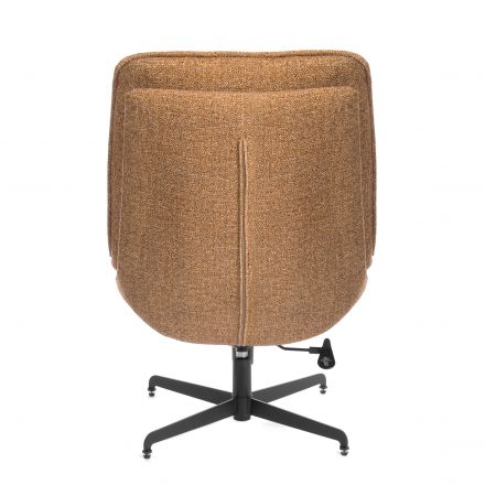 Кресло лаунж Cosmo велюр/букле, VT shape amber