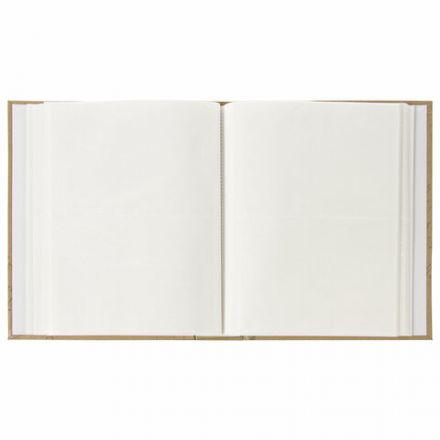 Фотоальбом BRAUBERG "Часы, крафт" на 200 фото 10х15 см, твердая обложка, термосварка, 391165