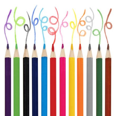 Карандаши цветные ЮНЛАНДИЯ "ТРОПИКИ", 12 цветов, с РАСКРАСКОЙ, трехгранные, грифель 3 мм, натуральное дерево, 181647