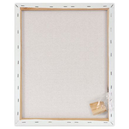 Холст на подрамнике BRAUBERG ART BASIC, 50х60 см, 280 г/м2, хлопок, мелкое зерно, грунт, 192668