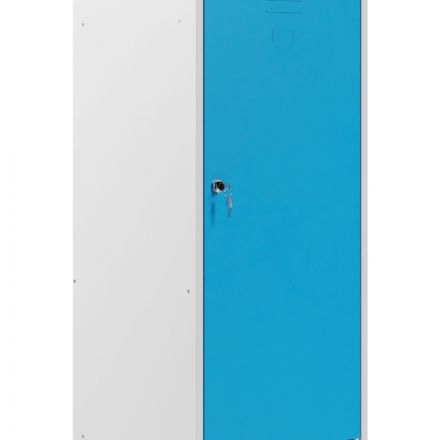 Шкаф для одежды металлический MZ_ШРЭК-21-530 ВСК 530х500х1850 синий Шкаф для одежды металлический MZ_ШРЭК-21-530 ВСК 530х500х1850 синий