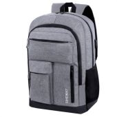 Рюкзак HEIKKI CONCORDANCE (ХЕЙКИ) универсальный, отделение для ноутбука, серый, 47x32x15 см, 273891