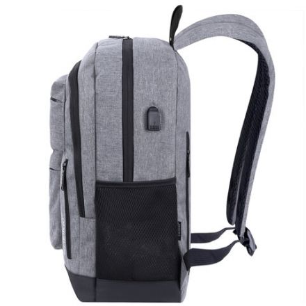 Рюкзак HEIKKI CONCORDANCE (ХЕЙКИ) универсальный, отделение для ноутбука, серый, 47x32x15 см, 273891