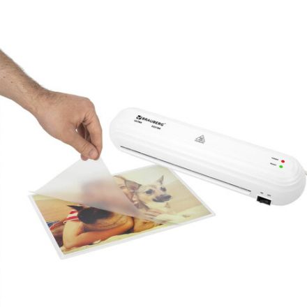 Ламинатор BRAUBERG ULTRA PM235W, БЕЛЫЙ, формат A4, толщина пленки 60-150 мкм, скорость 30 см/мин, 532184