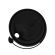 Крышка с питейником для бумажного стакана, ДИАМЕТР 90 мм, матовая черная, ПП, ВЗЛП, 3001М/Ч