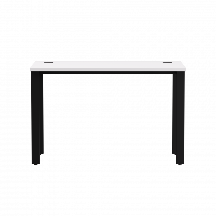 Стол прямой Everprof EVO на металлокаркасе 1180х670х755 мм Белый/Черный