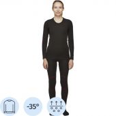 Термофутболка с дл. рукавом жен. чер. Activ-35 р-р 48