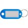 Бирки для ключей пластиковые синие (10 штук в упаковке)