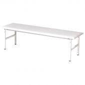 Банкетка MEG_без спинки, малая НУМЛ-МСК БЛ (код МСК-216) обивка белая Банкетка MEG_без спинки, малая НУМЛ-МСК БЛ (код МСК-216) обивка белая