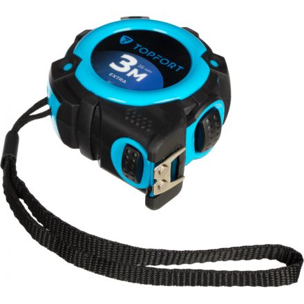 Рулетка 3мх16 мм с автостопом  TOPFORT Extra