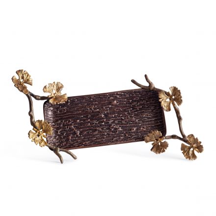 Поднос Secret De Maison MAPLE4 ( mod. 9592 ) алюминиевый сплав, 47,5x27,5x8,5 см, латунь, золото/brass, gold