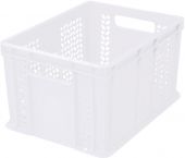 Ящик 400х300х230 мороз. перфорированный, с ручками натуральный Ящик 400х300х230 мороз. перфорированный, с ручками натуральный