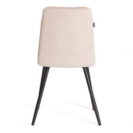 Стул обеденный La Rousse NEW, велюр, серый/черный, 29, 45x55x93 см Стул обеденный La Rousse NEW, велюр, серый/черный, 29, 45x55x93 см