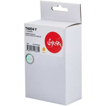 Картридж струйный Sakura C13T40D440 (T40D4 Y) жел.для Epson SC-T3100/5100