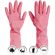 Перчатки резиновые Paclan Practi Comfort розовые 4076514 р.М Перчатки резиновые Paclan Practi Comfort розовые 4076514 р.М