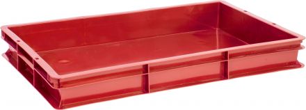 Ящик 600х400х75 сплошной  красный
