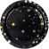 Набор тарелок Конфетти Party черная 17см 6шт/уп,1502-5497
