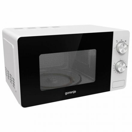 Микроволновая печь GORENJE MO20E1W, объем 20 л, мощность 800 Вт, механическое управление, белая