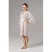 Халат-кимоно с рукавами белый ЧИСТОВЬЕ, КОМПЛЕКТ 5 шт., СМС, 02-189 Халат-кимоно с рукавами белый ЧИСТОВЬЕ, КОМПЛЕКТ 5 шт., СМС, 02-189