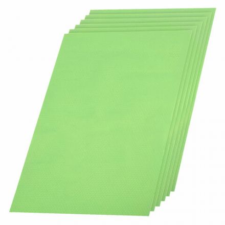 Коврики универсальные 6 шт., 30х45 см, для холодильника, полок, сервировки, салатовый, DASWERK (ДАСВЕРК), 609605