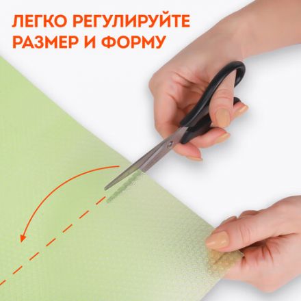 Коврики универсальные 6 шт., 30х45 см, для холодильника, полок, сервировки, салатовый, DASWERK (ДАСВЕРК), 609605