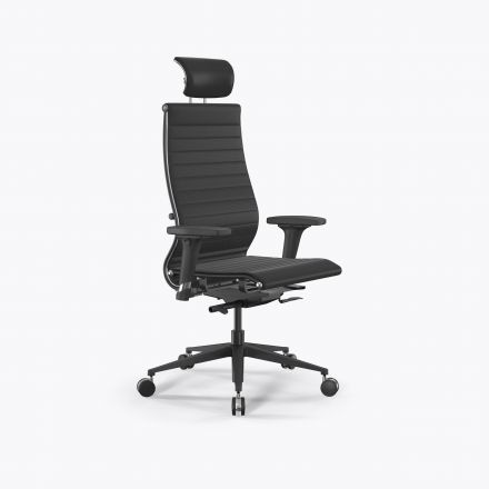 Кресло SynchroSit 10 B2-110D - Extra /Km02/Nb02/D02P/H13mL-2D(M24.B11.G19.W25) Черный