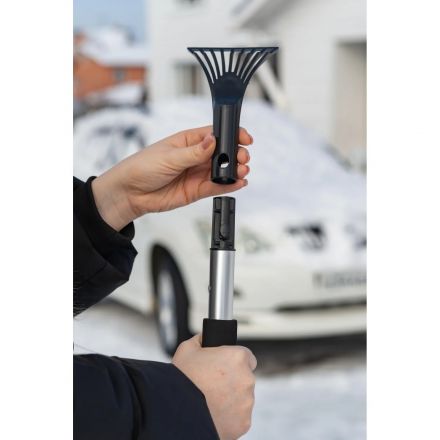 Щетка для снега телескоп со съем. скребком Techno 67-87см черн. SC800710028