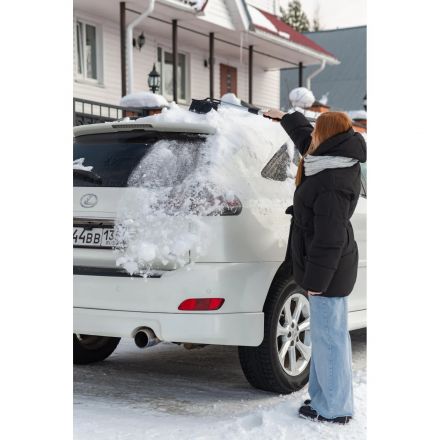 Щетка для снега телескоп со съем. скребком Techno 67-87см черн. SC800710028