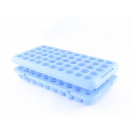 Штатив для пробирок 10-18 мм 50 гнезд, силиконовые фиксаторы 12005008