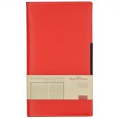 Еженедельник недатированный красный А6  METROPOL, 3-492/02