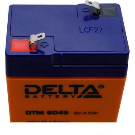 Батарея для ИБП Delta DTM 6045  6/4,5 В/Ач 70x47x107