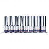 Набор головок глубоких торцевых 1/2.,12-24мм,8пред.KING TONY(4208MR11)