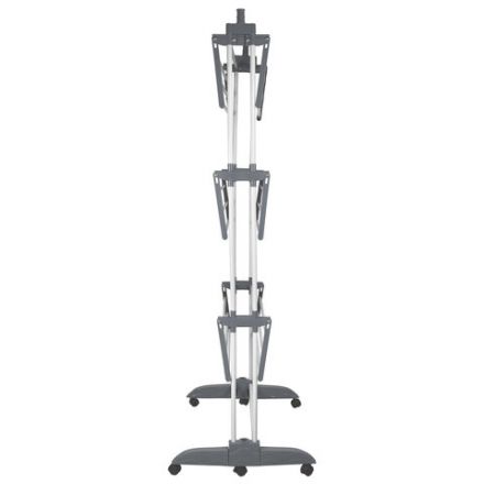 Сушилка напольная для белья раскладная МНОГОФУНКЦИОНАЛЬНАЯ, 3 уровня, на колесах, "Super Compact", СКЛАДНОЕ ОСНОВАНИЕ, LAIMA HOME, 608462 Сушилка напольная для белья раскладная МНОГОФУНКЦИОНАЛЬНАЯ, 3 уровня, на колесах, "Super Compact", СКЛАДНОЕ ОСНОВАНИЕ, LAIMA HOME, 608462