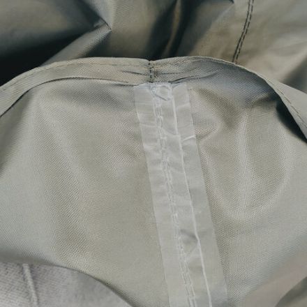 Дождевик-пончо хаки на кнопках многоразовый с ПВХ покрытием и мешком для хранения ГРАНДМАСТЕР, 610882