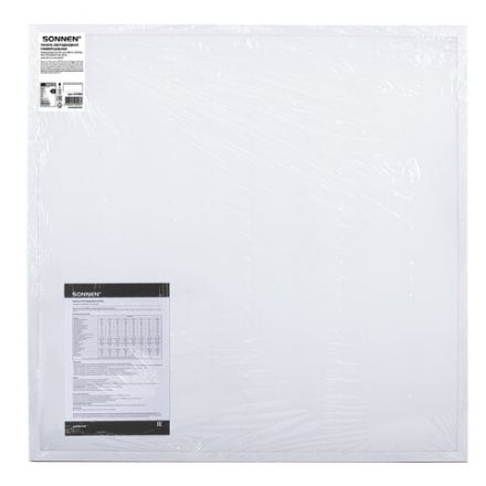 Светильник светодиодный АРМСТРОНГ SONNEN, нейтральный свет 4000 K, 595х595х22, 40 Вт, матовый, 237859