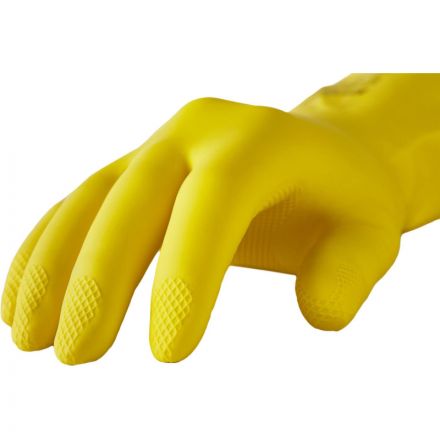 Перчатки Manipula Specialist Блеск L-F-01 из латекса желтые (размер 9-9.5, L)