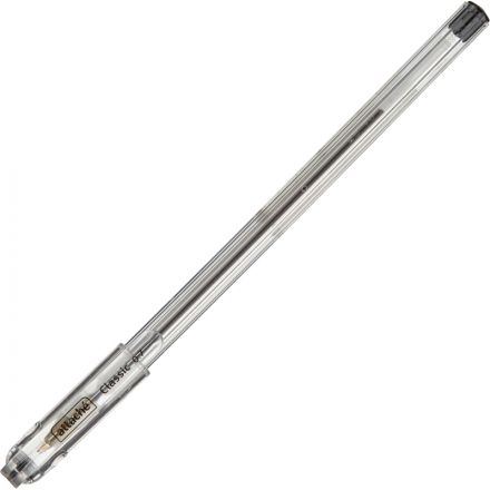 Ручка шариковая Attache Classic черная (толщина линии 0.7 мм)