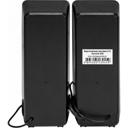 Акустическая система 2.0 ExeGate Accord 235 EX294431RUS Акустическая система 2.0 ExeGate Accord 235 EX294431RUS