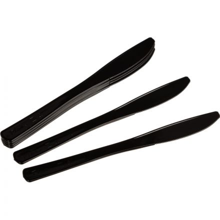 Нож одноразовый PLMA черный 200 мм 50 штук в упаковке